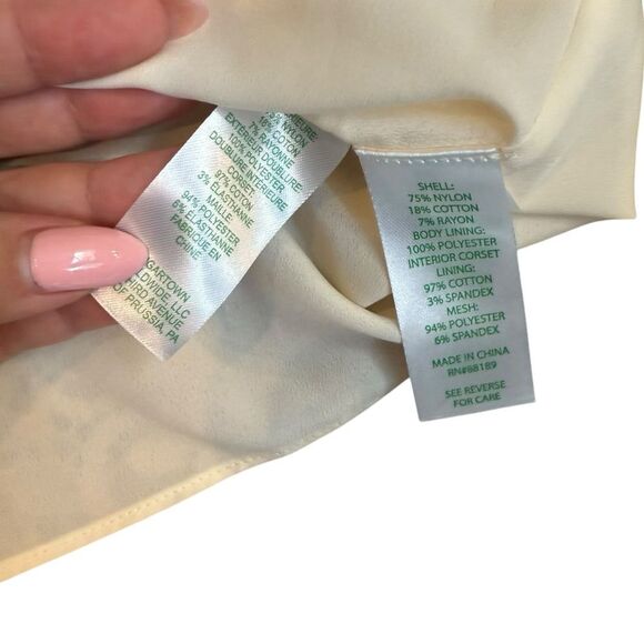 Lilly Pulitzer Sz 10 Aubrianna Strapless Midi Dress Gold Lace Metallic Gown NWT - Picture 10 of 14